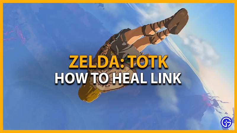 how to heal link zelda totk tears of the kingdom