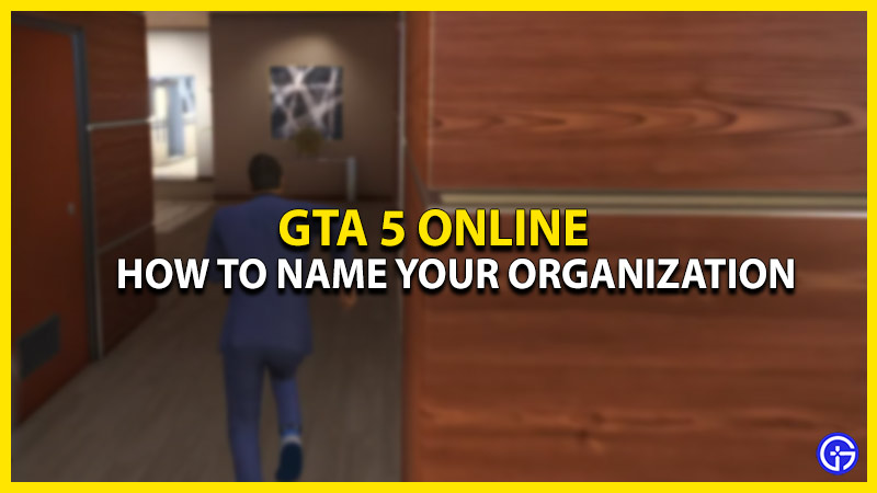 how to name your organization in gta 5 online