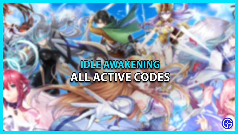idle awakening codes