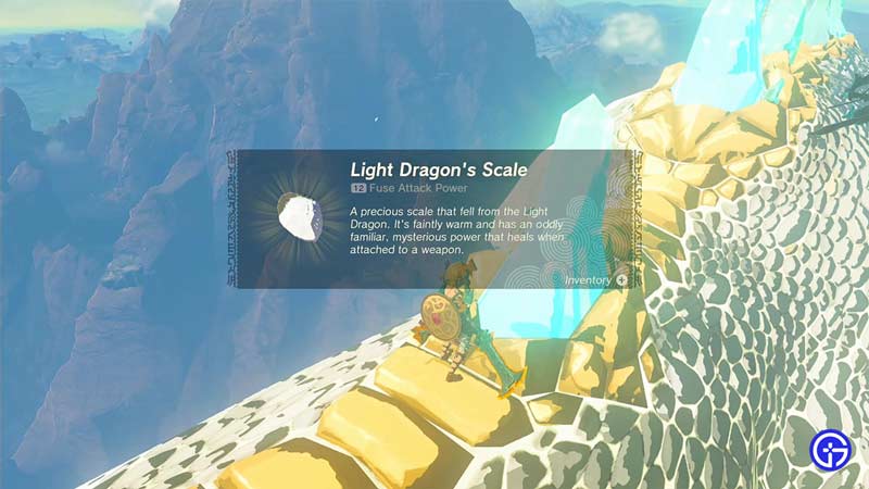 light dragon's scale fuse master sword