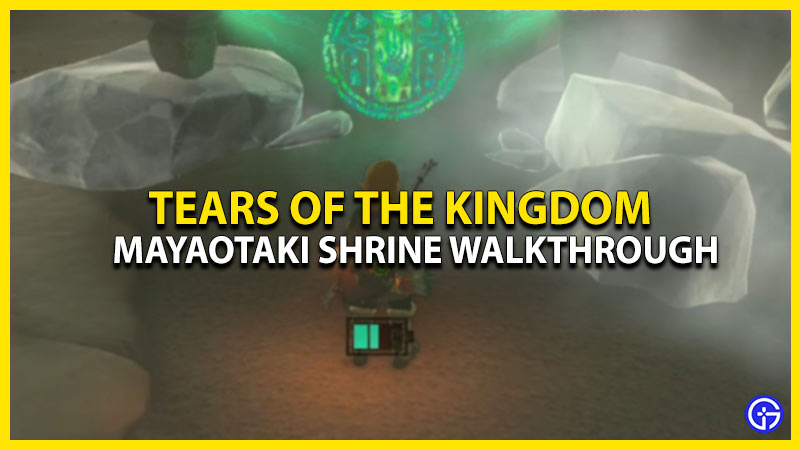 mayaotaki shrine how to reach walkthrough totk