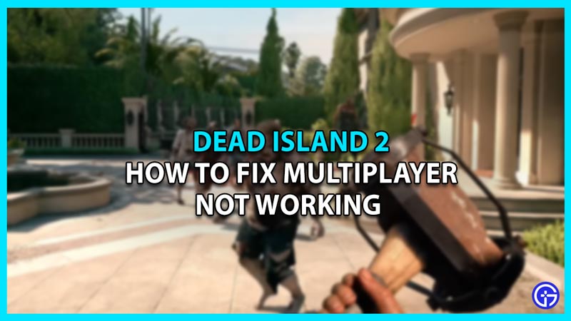 fix multiplayer dead island 2