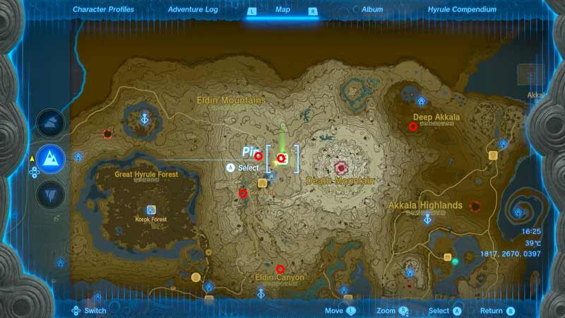 Rock Octorok Locations in Zelda TOTK