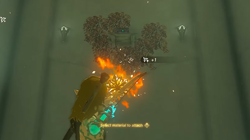 Use Fire Fruit to get Small Key in In-isa Shrine Zelda TOTK