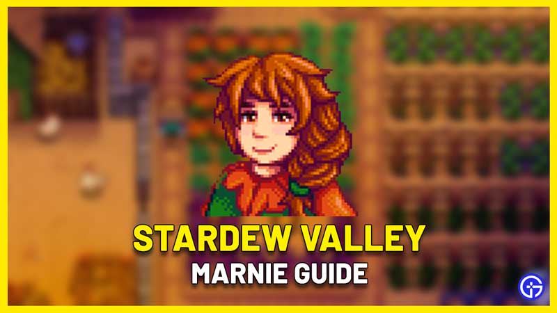 Stardew Valley Marnie guide