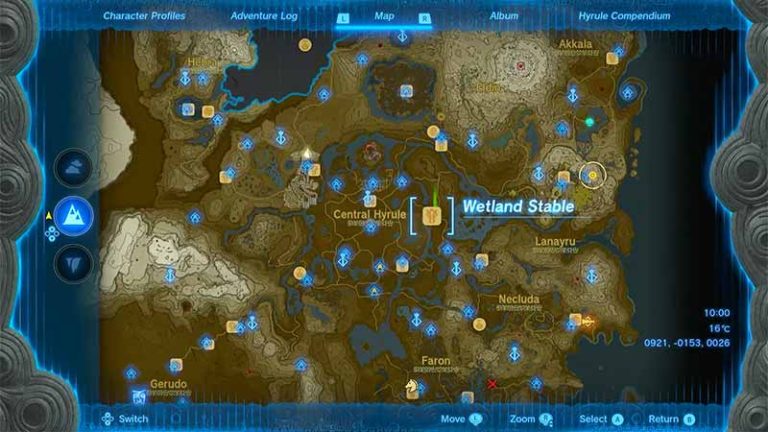 Zelda TOTK Wetland Stable Location - Gamer Tweak