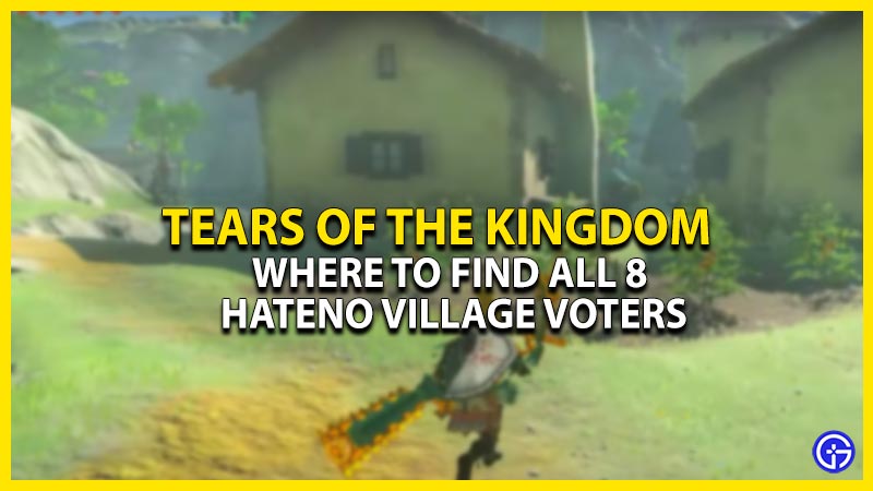 how to find all 8 hateno village voters in tears of the kingdom