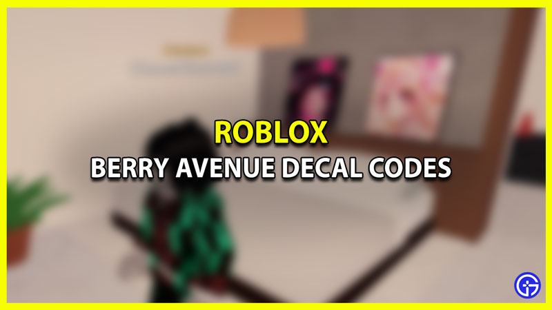 All Berry Avenue Decal Codes