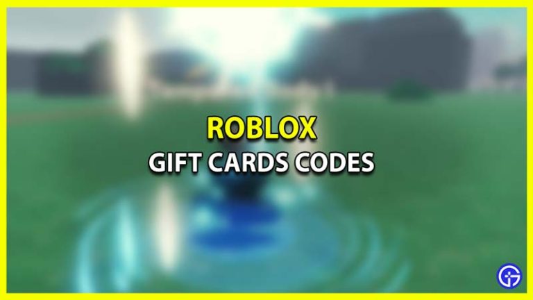 Unused Roblox Gift Card Codes - Gamer Tweak