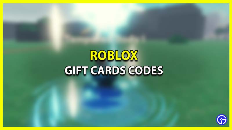 New Code, Unused Roblox gift Card Codes