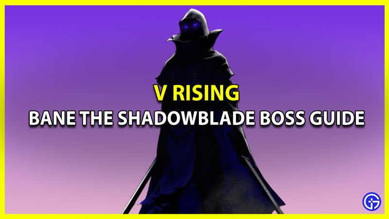 Bane The Shadowblade V Rising