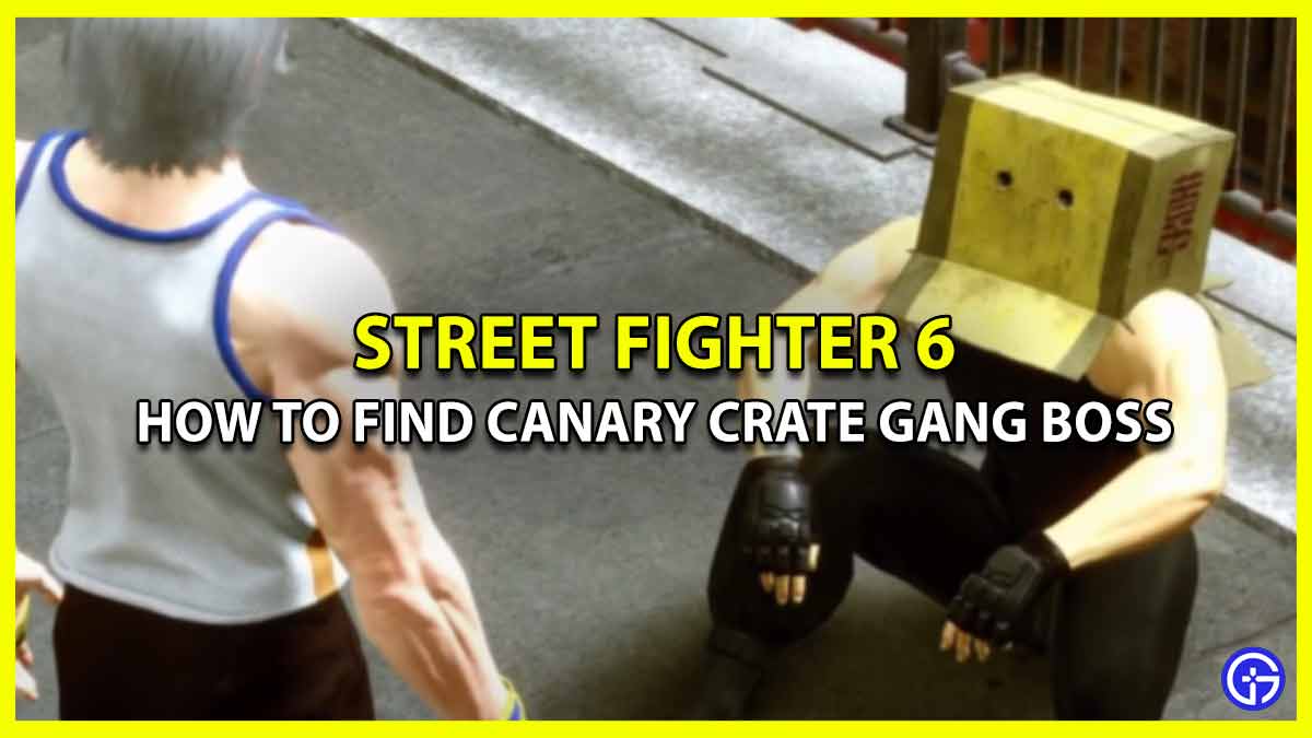 Canary Crate Gang Boss Location In Street Fighter 6