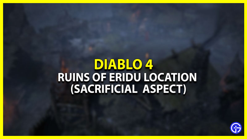 Diablo 4 Ruins Of Eridu (Sacrificial Aspect)