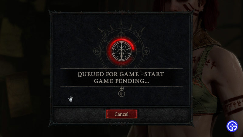 Diablo 4 Queued for game Start Game Pending Fix