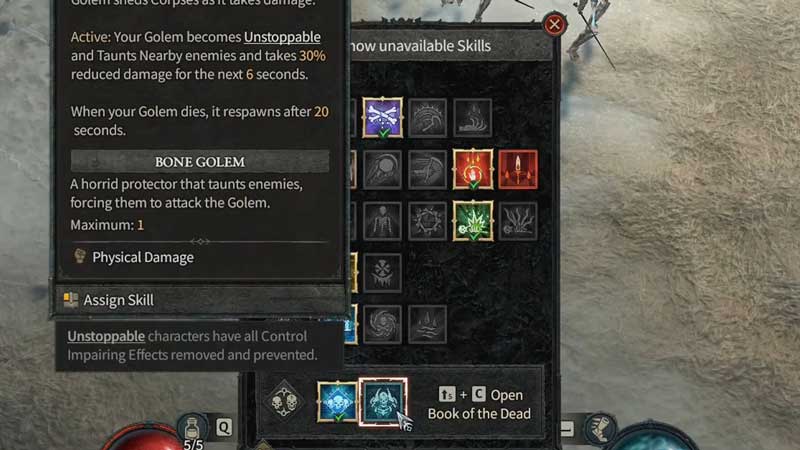 Diablo IV Golem Not Spawning After Summoning