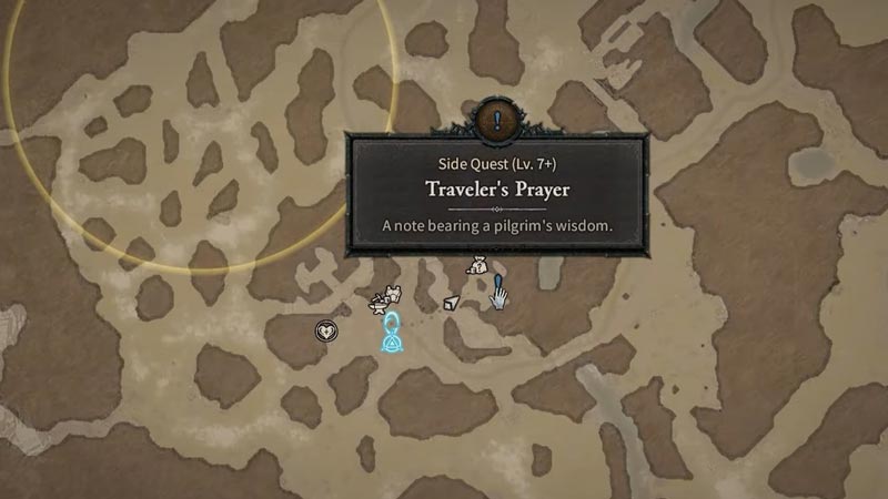 Diablo IV Traveler's Prayer Quest Guide