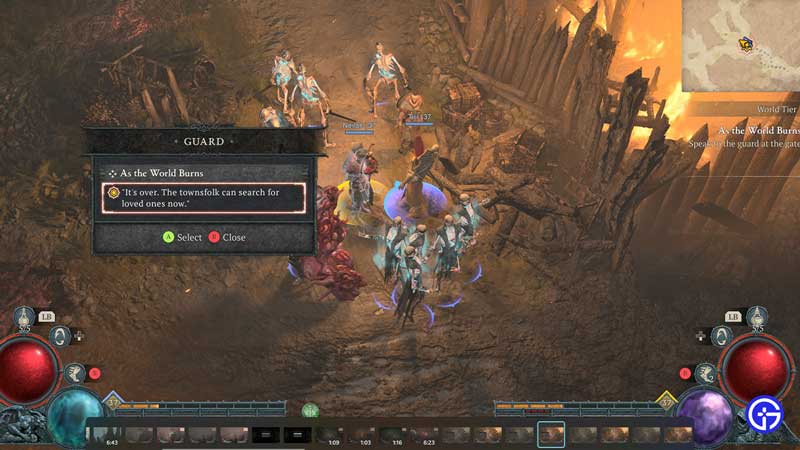 Diablo IV Entire Party Must Be Present and Alive Bug fix 