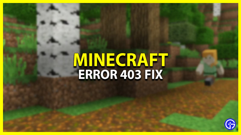 Minecraft Realms Error 403