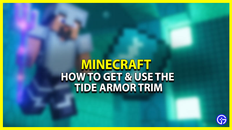 Tide Armor Trim In Minecraft