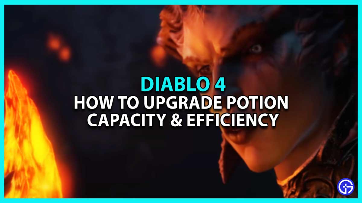 How To Upgrade Potion In Diablo 4 (Capacity & Efficiency)