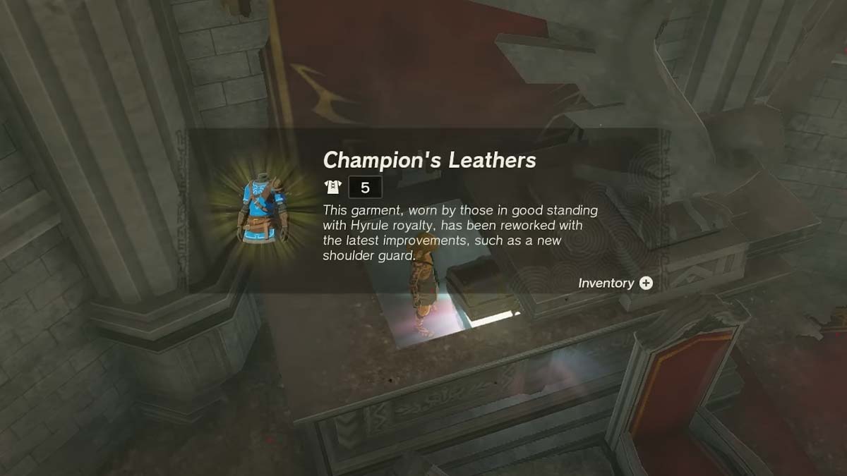 How to Find & Upgrade Champions Leathers Tunic in TotK