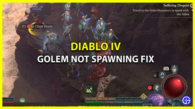 How to Fix Diablo 4 Golem Not Spawning After Summon