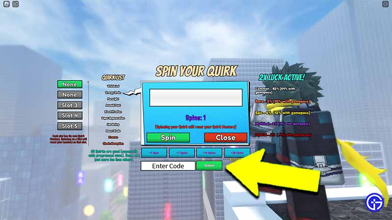 How to Redeem Era of Quirks Codes