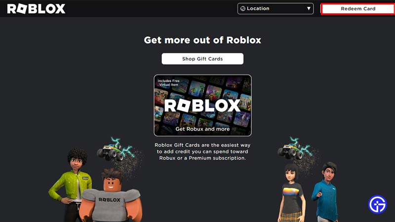 How to Redeem Roblox Gift Cards Codes
