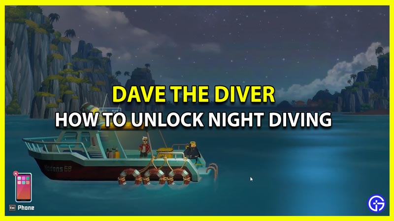 How to Unlock Night Diving in Dave the Diver