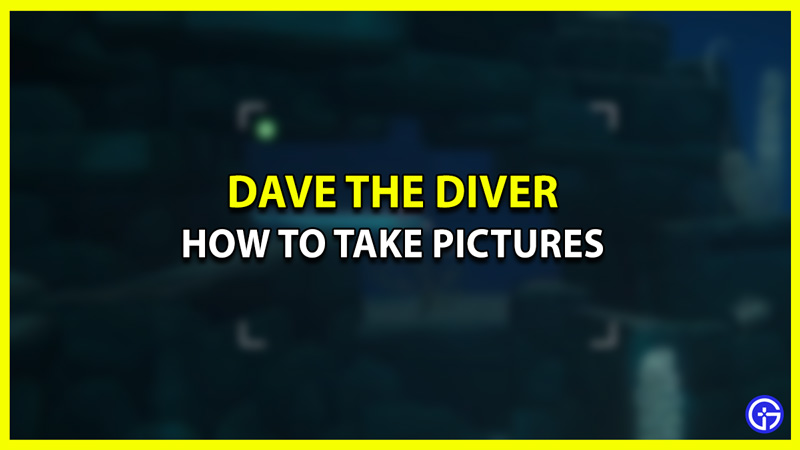 How to Use Camera to Take Pictures in Dave the Diver