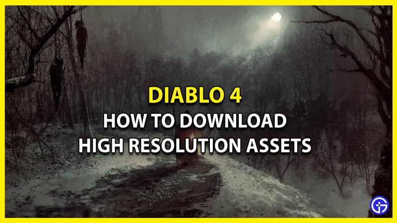 Should I Download High Resolution Assets in Diablo 4
