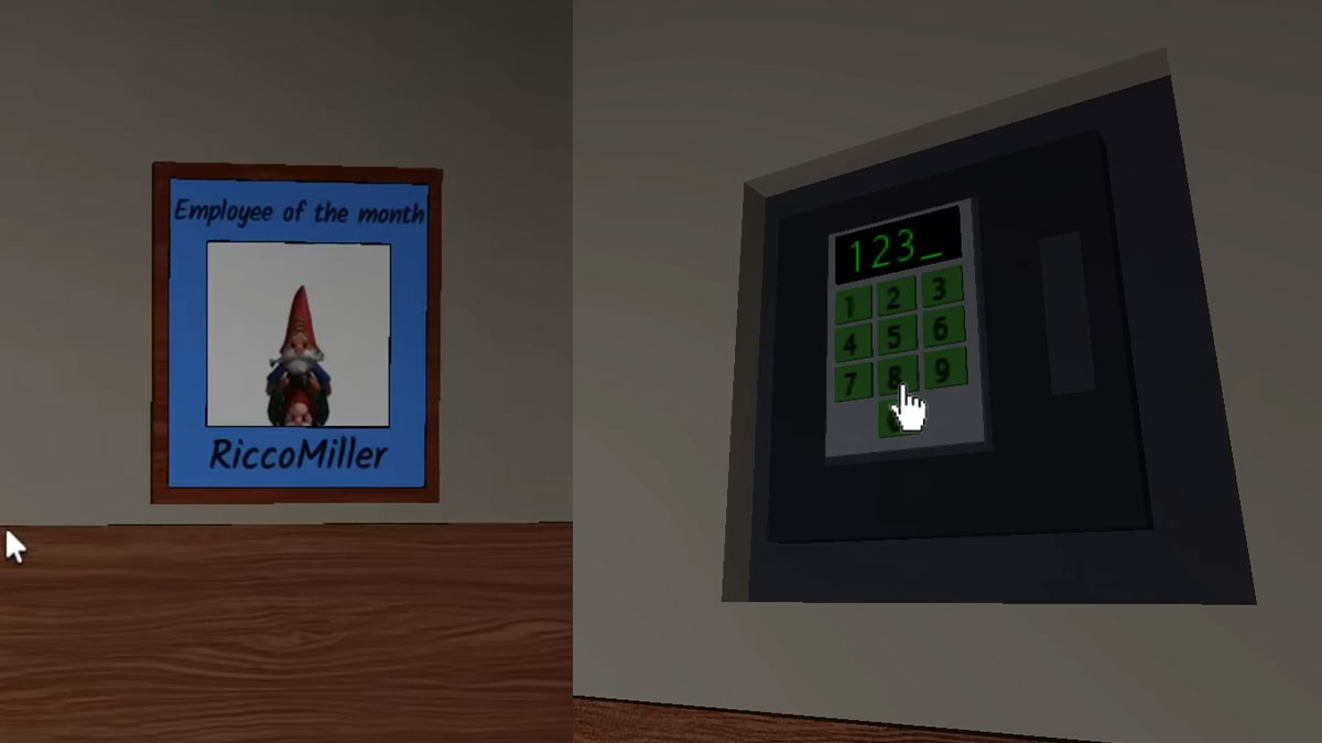 Stay Inside enter the code and take the gun from the locker to beat The Night Shift Experience In Roblox
