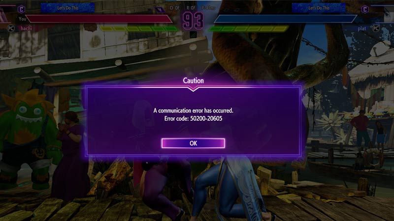 Street Fighter 6 Communication Error Fix