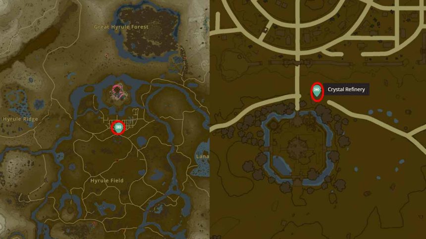 Where To Find Crystal Refinery In Zelda TotK (Locations Guide)