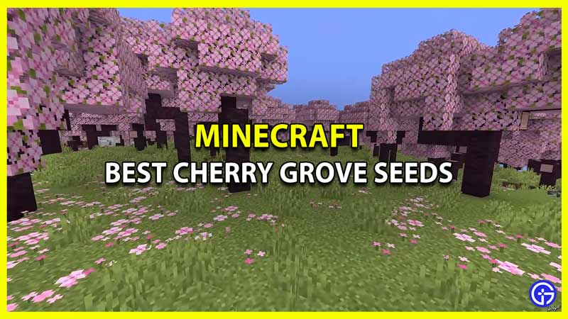 Top 5 Best Minecraft 1.20 Cherry Grove Seeds
