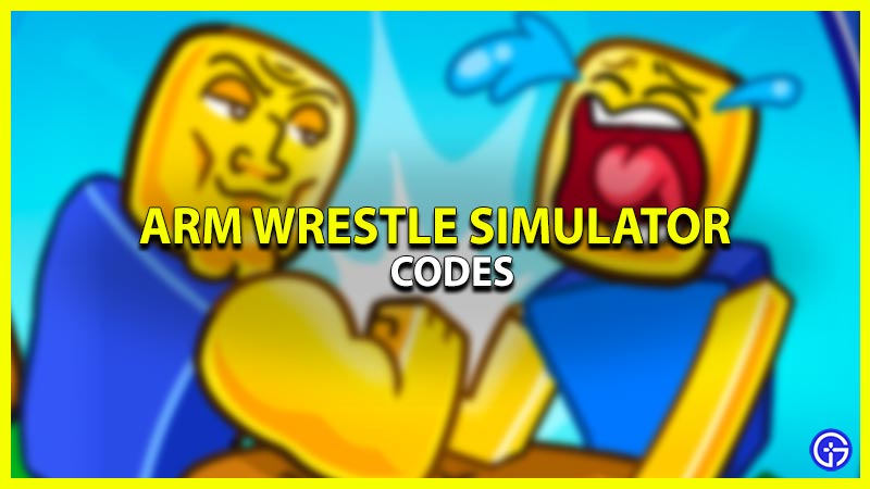 arm wrestle simulator codes