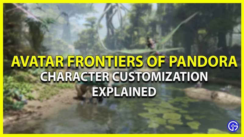 character customization in avatar frontiers of pandora