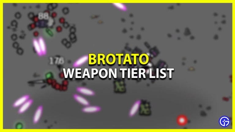 Brotato Weapons Tier List: The Best Weapons Ranked