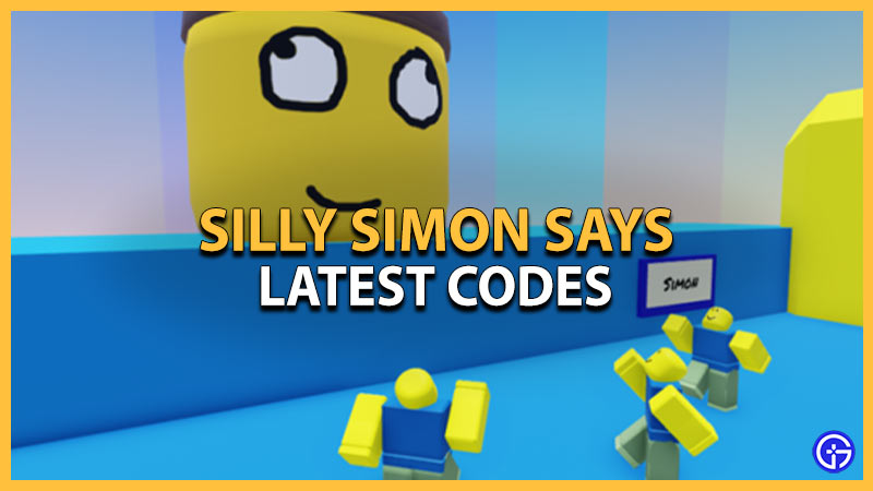 codes for silly simon says roblox