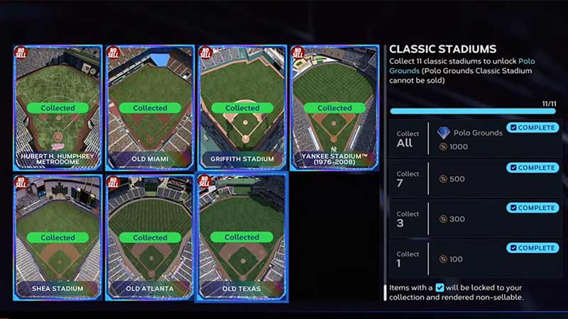 collect classic stadiums unlock polo grounds 