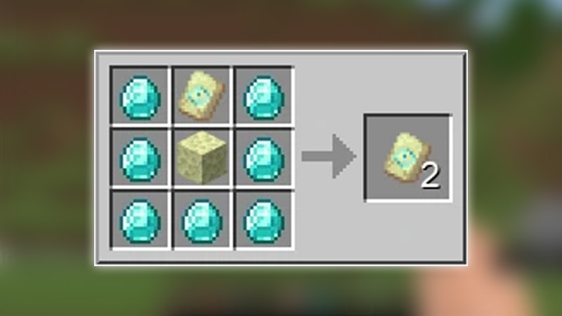 Eye Armor Trim Duplication Recipe in Minecraft