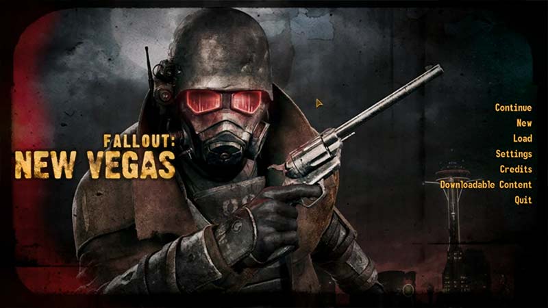 Fallout New Vegas menu