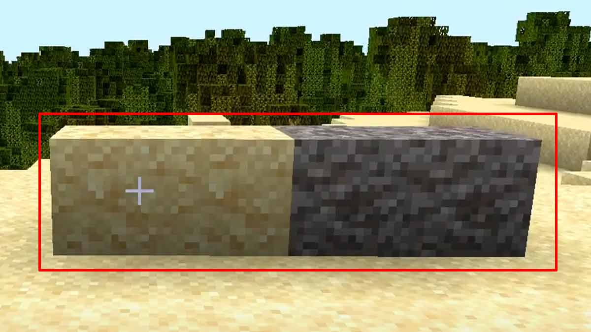 find Suspicious blocks or Gravel blocks to use brush in Minecraft