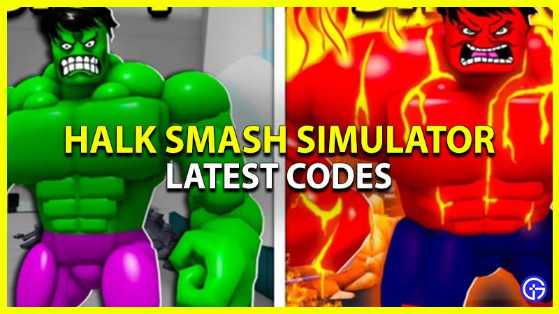 halk smash simulator codes