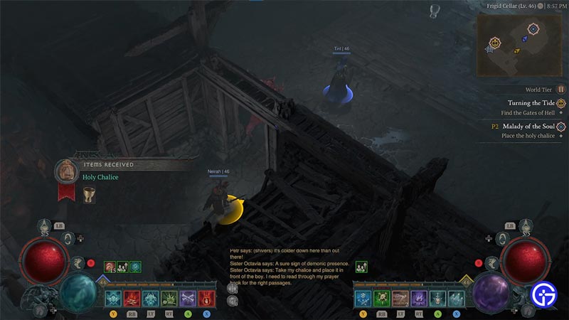 Diablo 4 Holy Chalice Keeps Showing on Higher World Tier Fix