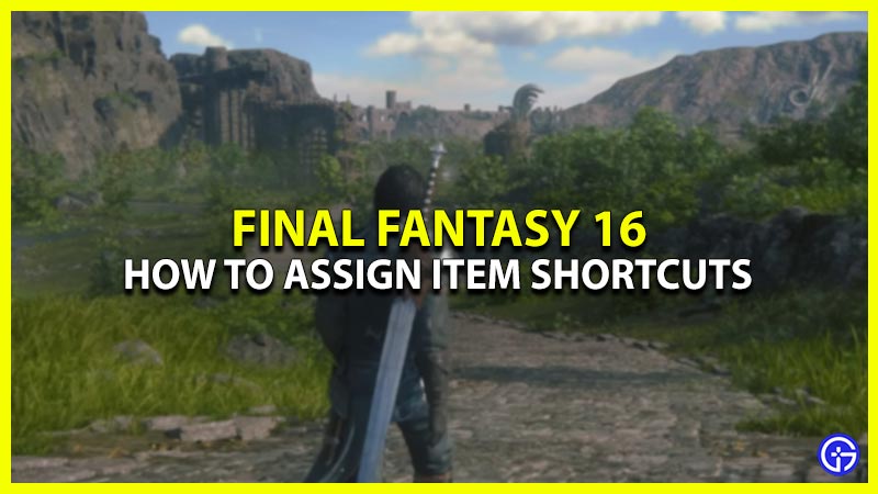 how to assign item shortcuts in final fantasy 16