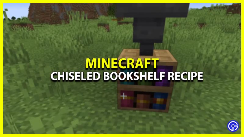 how to make a chiseled bookshelf in minecraft