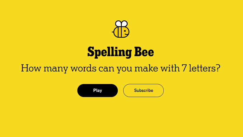 how to play spelling bee nyt 