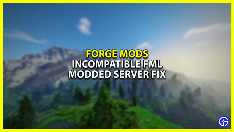 Incompatible FML Modded Server Fix