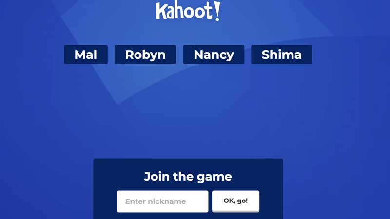 join kahoot game session 